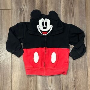 Disney Kids Mickey Mouse Hoodie - Black and Red - Official Disney Parks